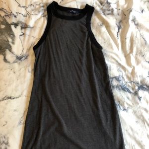 Black and grey dress